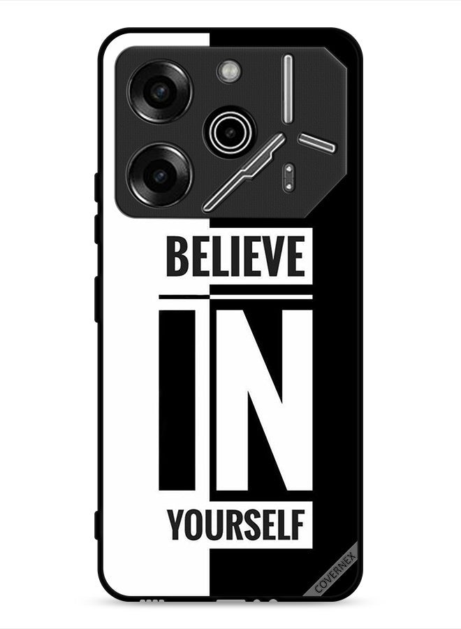 Covernex Tecno Pova 6 Pro 5G Protective Case Cover Believe In Yourself - Image 1
