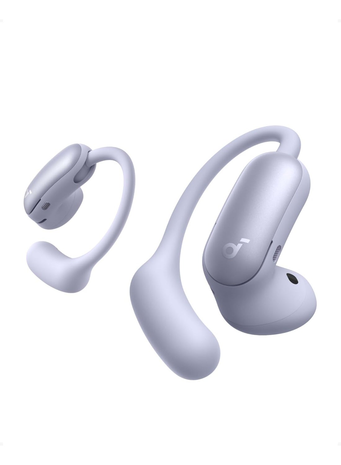 Soundcore AeroFit 2 Pro by Anker, Dual-Form Earbuds, Open-Ear & Active Noise Cancellation Forms, 5-Level Adjustable Ear Hooks for Dual Forms, Hi-Res Audio with LDAC, 4-Mic AI Clear Calls Purple