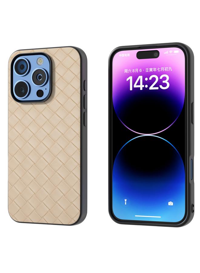 اس-توب جراب لهاتف iPhone 16 Pro Max بإطار أسود وملمس منسوج من مادة البولي يوريثين - Image 1