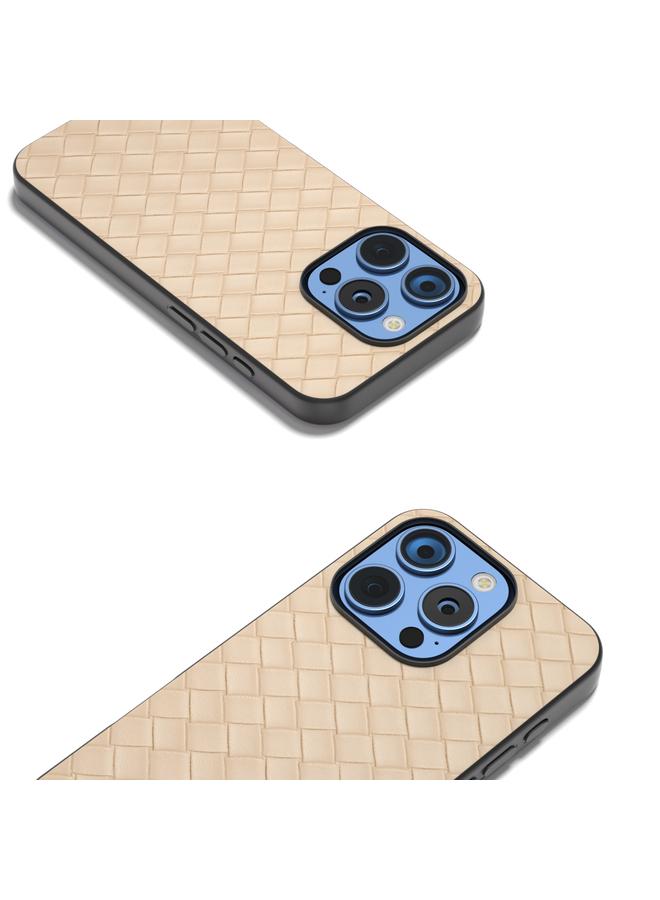 اس-توب جراب لهاتف iPhone 16 Pro Max بإطار أسود وملمس منسوج من مادة البولي يوريثين - Image 3