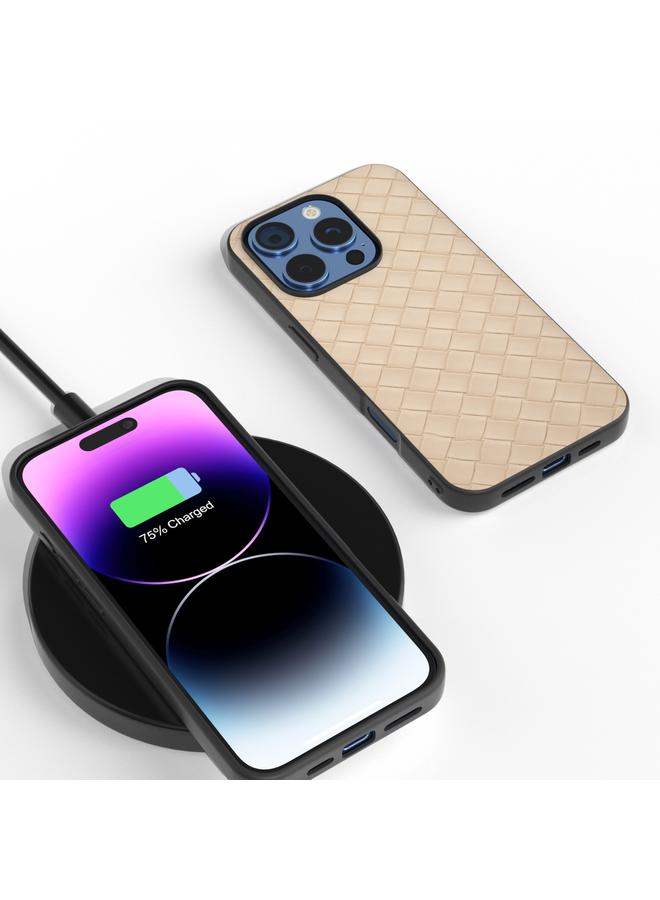 اس-توب جراب لهاتف iPhone 16 Pro Max بإطار أسود وملمس منسوج من مادة البولي يوريثين - Image 2