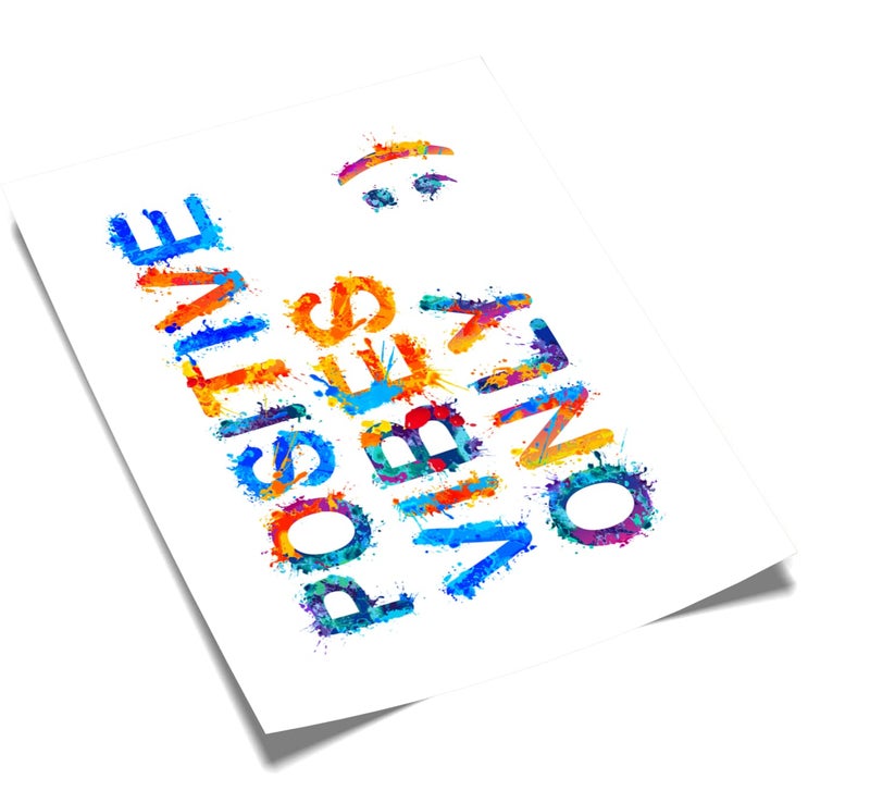 5 Ace Positive Vibes only |motivaional,inspirational poster for room,gym,offices(size: 12x18 inch),multicolor - Image 2