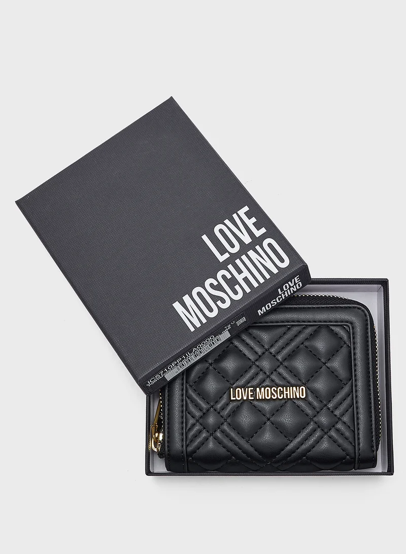 لوف موسكينو BLACK QUILTED PU BLACK QUILTED PU
