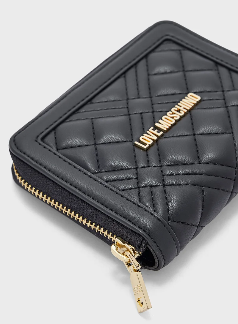 لوف موسكينو BLACK QUILTED PU BLACK QUILTED PU