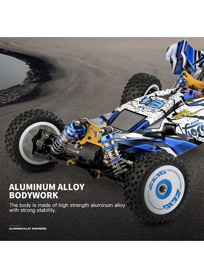 WLtoys 124017 V2 1/12 Brushless Motor Off-Road Car High Speed RC Crawler 2.4GHz Racing Car 75km/h 4WD RTR Metal Chassis  Desert Four-wheel Drive Truck  for Adult&Kids Hobby Upgraded - Image 2