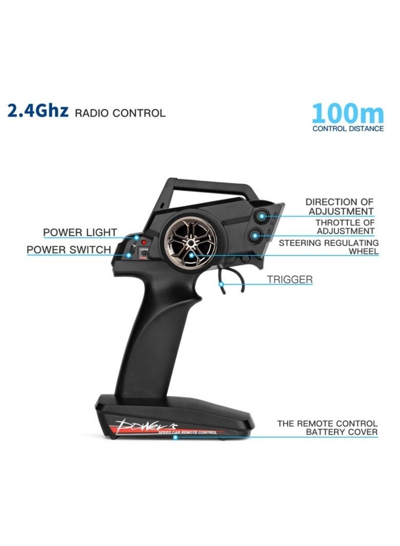 WLtoys 124017 V2 1/12 Brushless Motor Off-Road Car High Speed RC Crawler 2.4GHz Racing Car 75km/h 4WD RTR Metal Chassis  Desert Four-wheel Drive Truck  for Adult&Kids Hobby Upgraded - Image 5