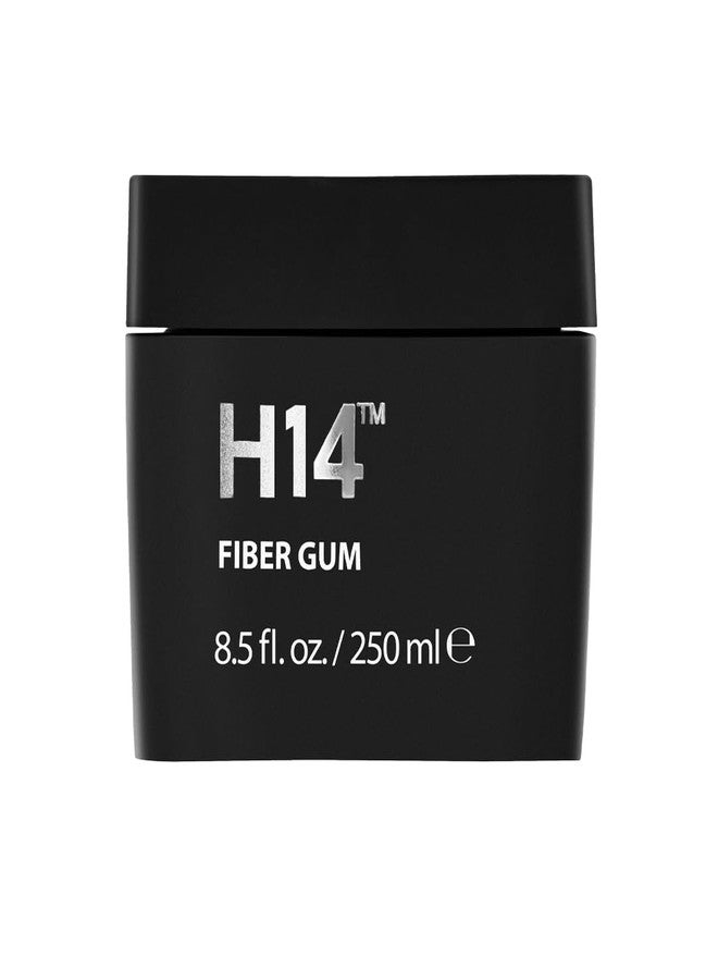 H14 Fiber Gum for Men 8.5 oz / 250 ml – Medium Hold Styling Cream with Beeswax & Corn Starch – Lightweight Hair Fiber for Volume, Texture & Satin Finish – Made in Europe