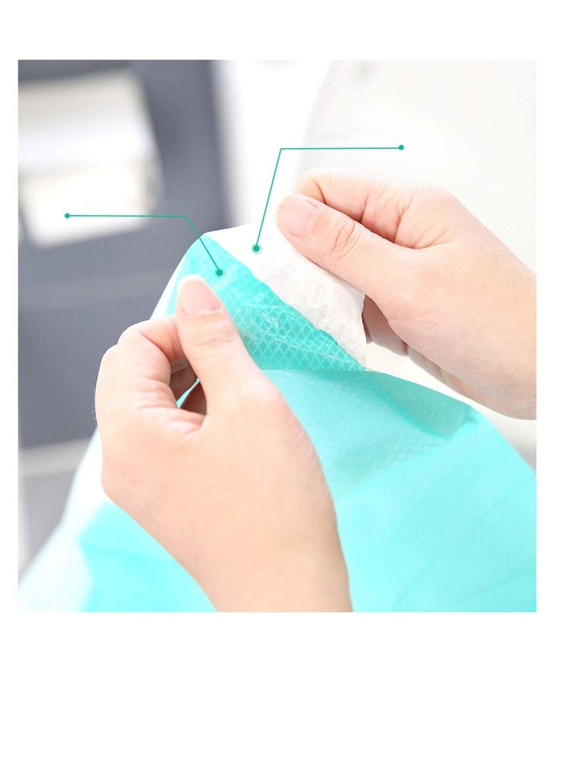KASTWAVE Toilet Mat, 30 PCS Waterproof Travel Disposable Toilet Seat Cover Antibacterial Waterproof Portable WC Pad Toilet Mat For Baby Pregnant Mom, Independent Packing  - Image 2