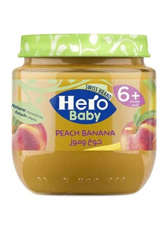 Hero Baby Peach Banana Puree, 6 Months+, 125g 