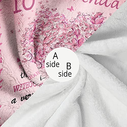 Gevuto 10 Year Old Girl Birthday Gifts, 10th Birthday Decorations for Girl, Best Double Digits Birthday Gifts for 10 Year Old Girls, Teen Girl Gifts Throw Blankets 50"X60" - Image 5