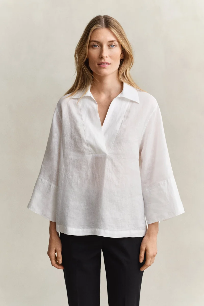 GANT Relaxed Linen Popover Shirt