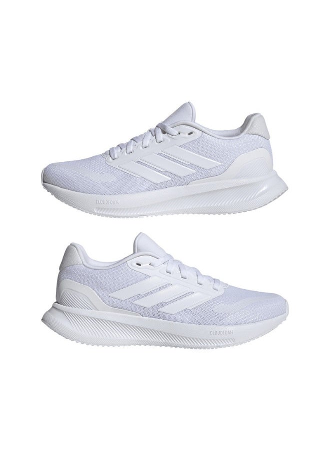 Adidas Runfalcon 5 W White Running Shoes For Women 3.5  - Image 1