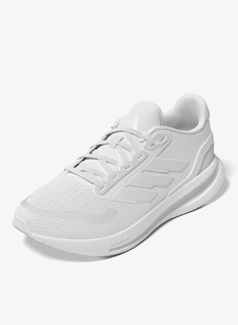 اديداس حذاء ران فالكون 5 نسائي أبيض للجري مقاس 3.5 - Image 2