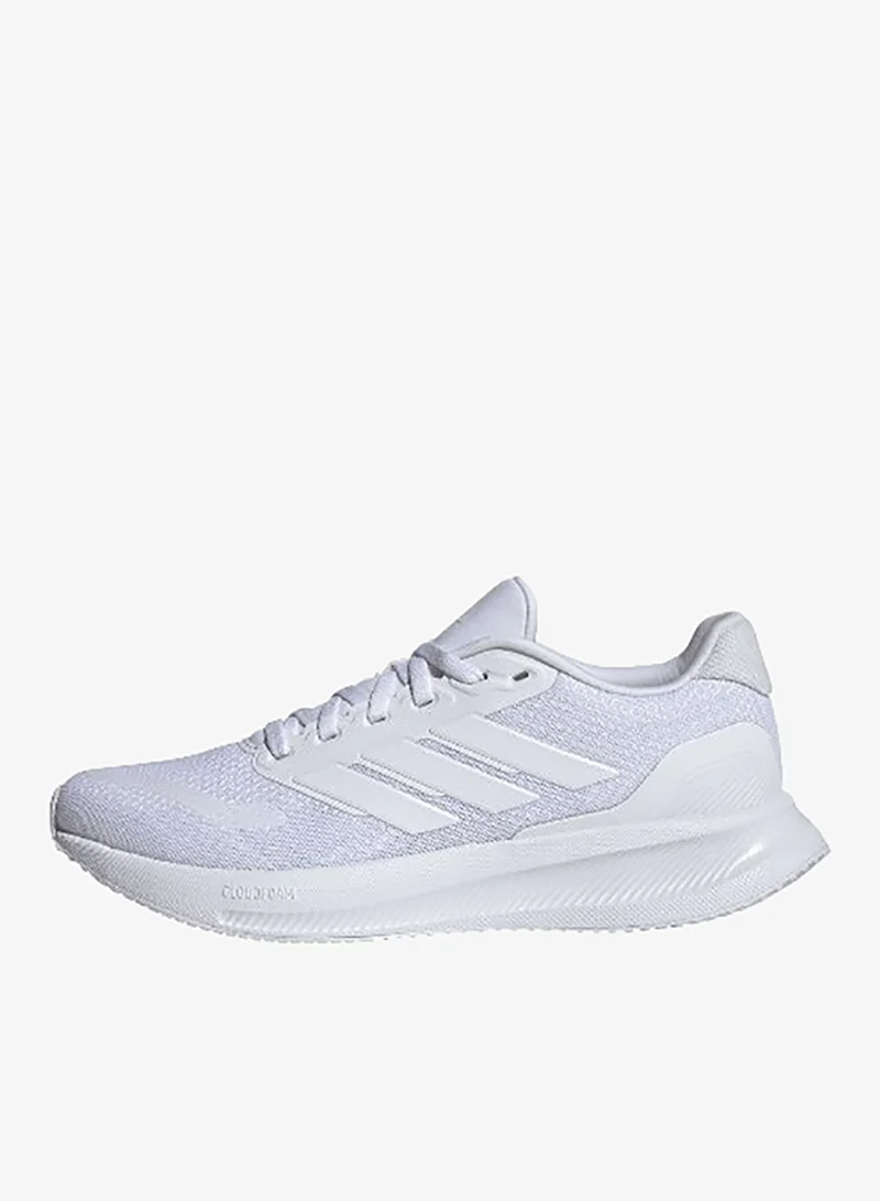اديداس حذاء ران فالكون 5 نسائي أبيض للجري مقاس 3.5