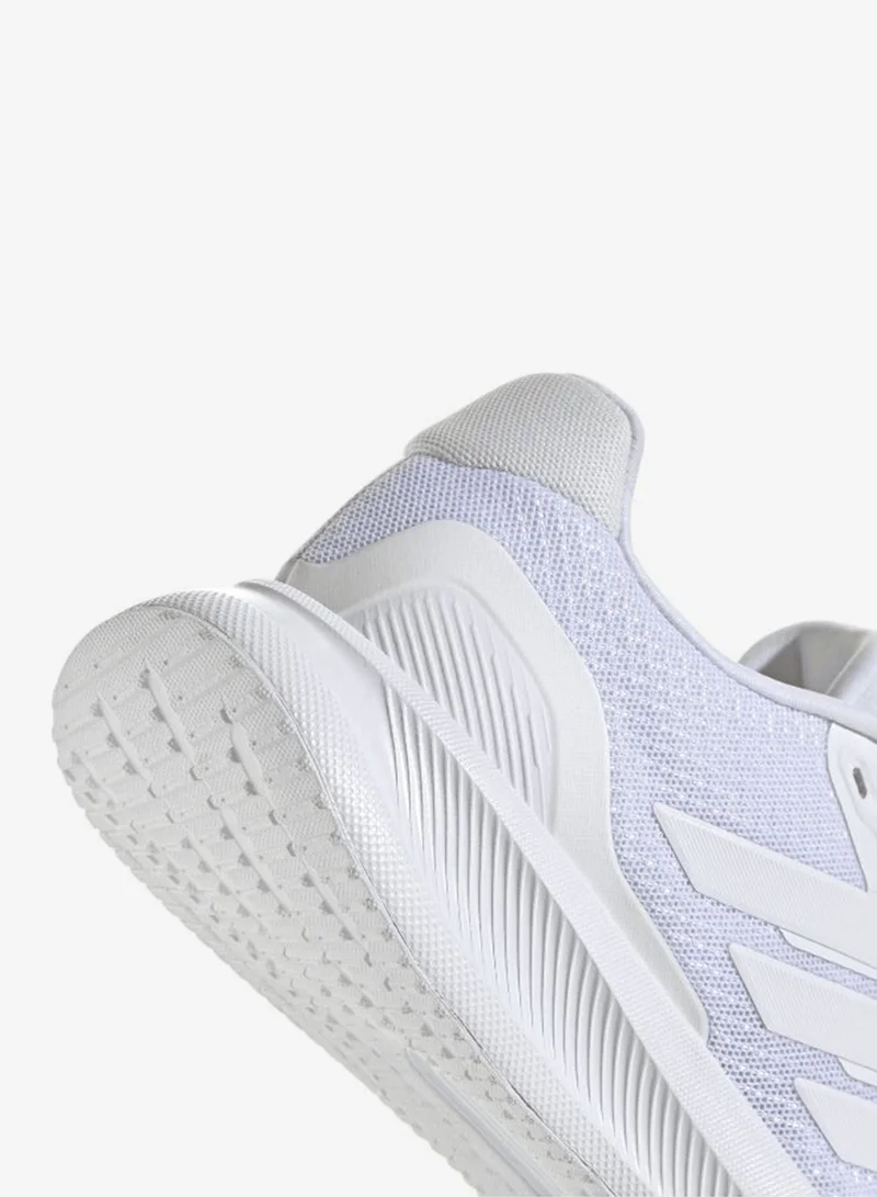 اديداس حذاء ران فالكون 5 نسائي أبيض للجري مقاس 3.5