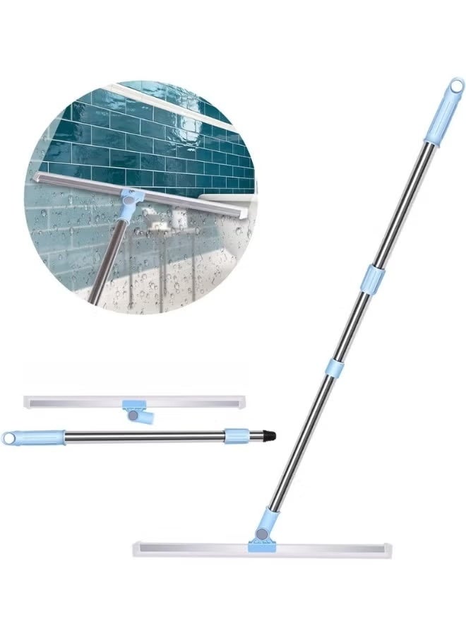 Heavy-duty floor cleaning mop with adjustable telescopic handle. Width: 50cm Multicolour - Image 1