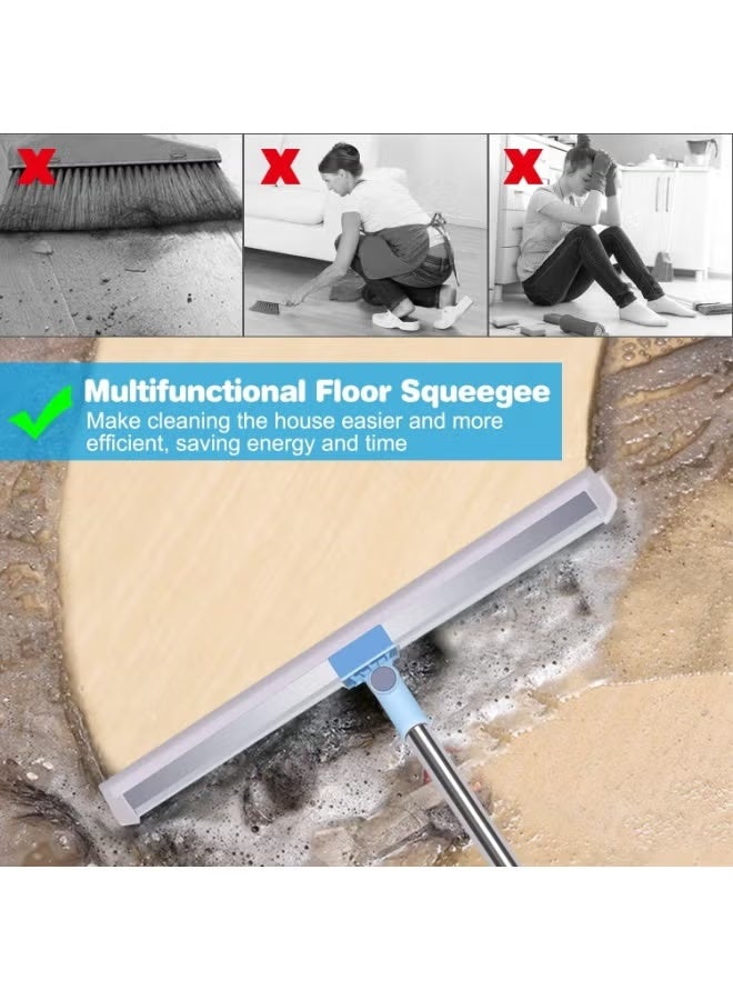 Heavy-duty floor cleaning mop with adjustable telescopic handle. Width: 50cm Multicolour - Image 5
