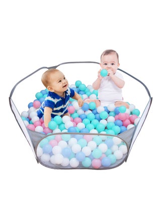 Portable Cute Grey Hexagon Children Ball Pit, Indoor and Outdoor Easy Folding Ball Play Pool Kids Toy Play Tent with Carry Tote, Balls Not Included - pzsku/Z2E766868FE7F66760E18Z/45/_/1712199946/3628016d-a49d-458b-ad4c-a6c9a8a3980e