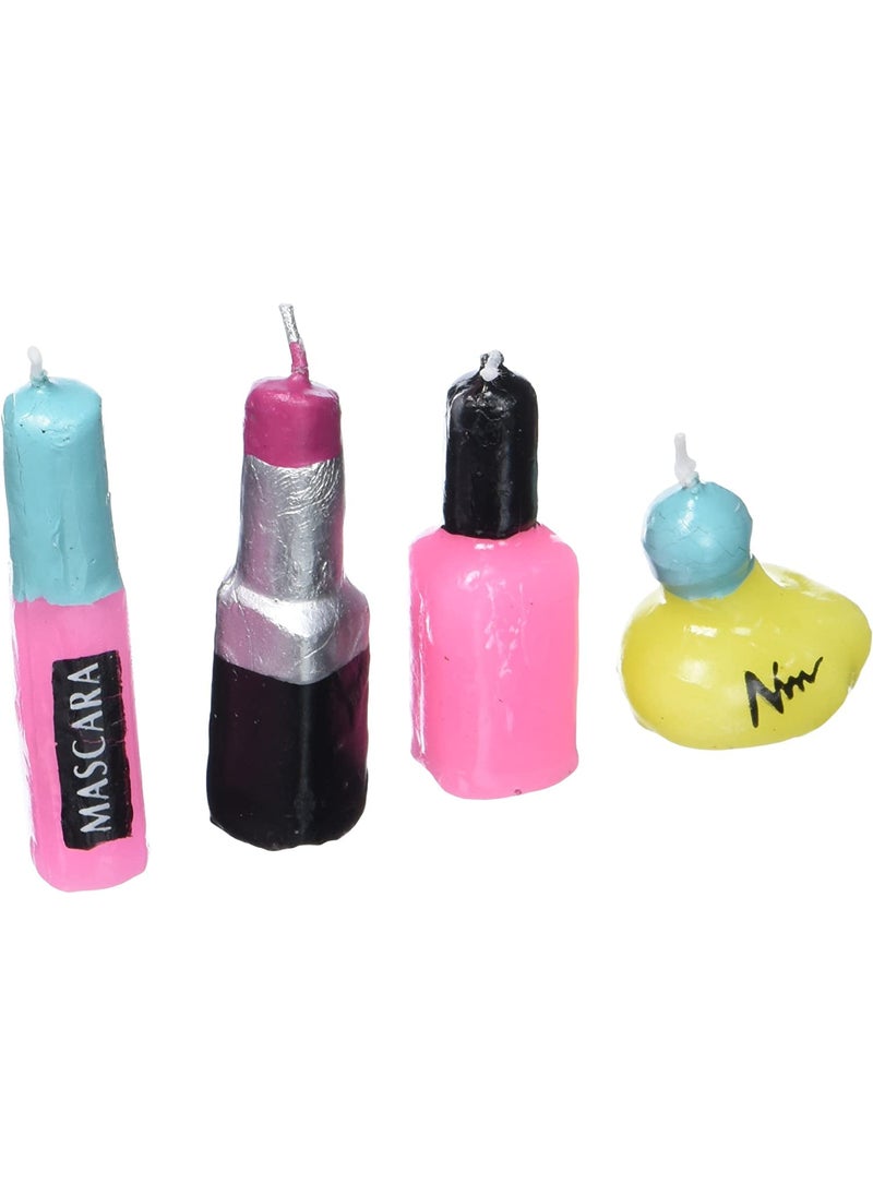 Funcart Funcart Make Up Girl Novelty Cake Candles4pcsPack 
