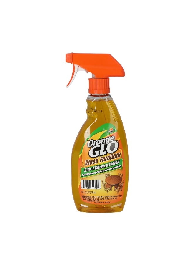 أورانج جلو منظف وملمع الخشب 2 في 1 برائحة الحمضيات أصفر 473 مل 11995 - Image 1