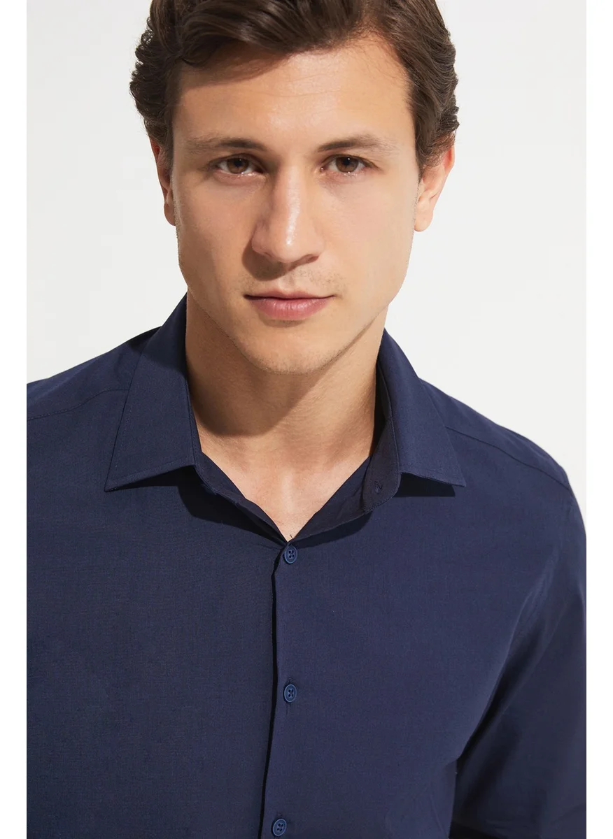 JUNE Exclusive Men's Slim Fit Long Sleeve Shirt