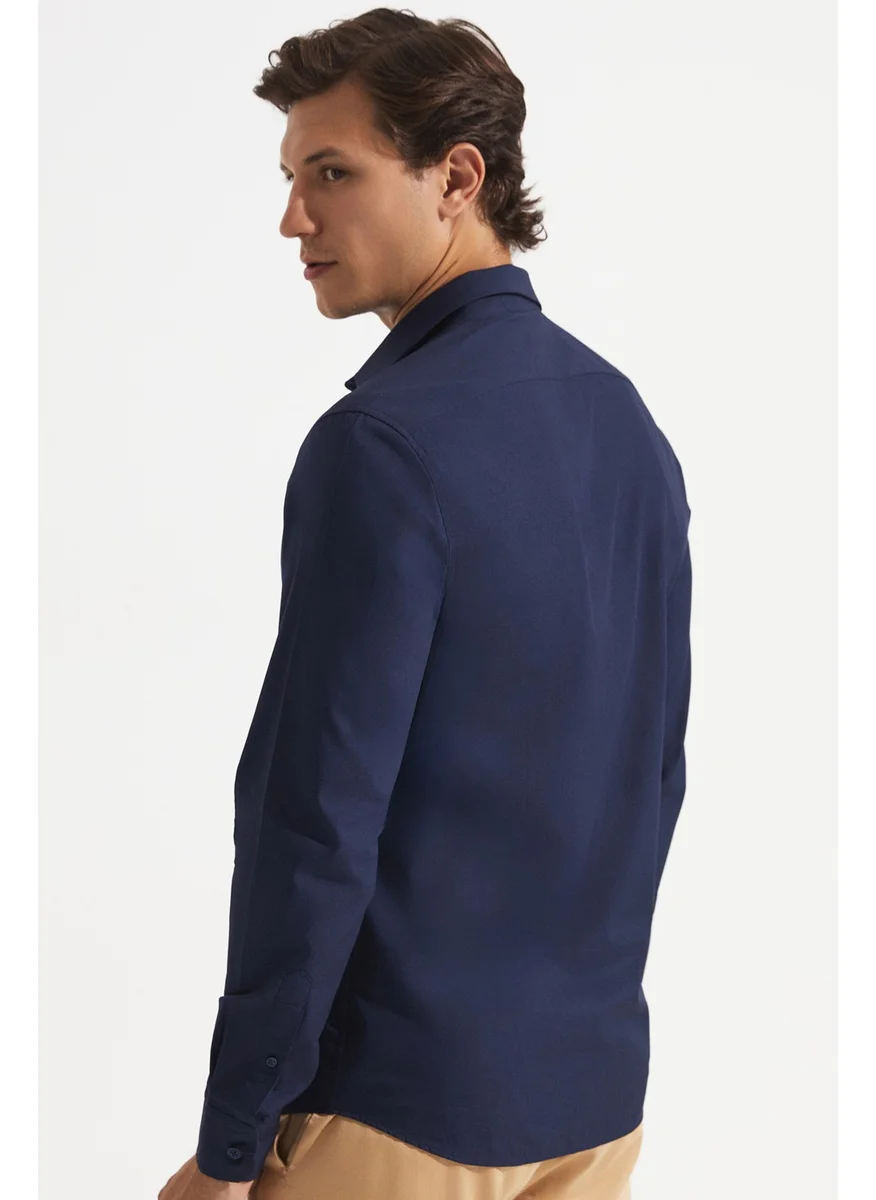 JUNE Exclusive Men's Slim Fit Long Sleeve Shirt