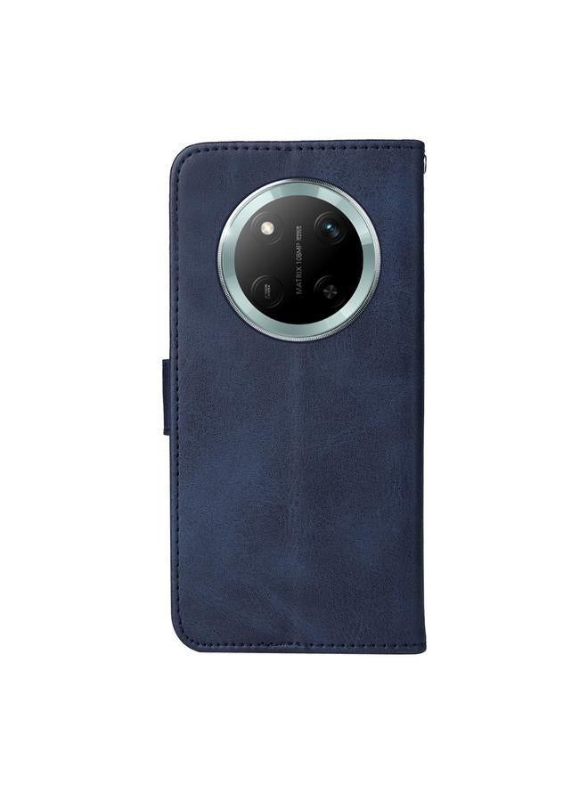 اس-توب جراب هاتف Honor X9c / Magic7 Lite الكلاسيكي المصنوع من جلد العجل القابل للطي - Image 3