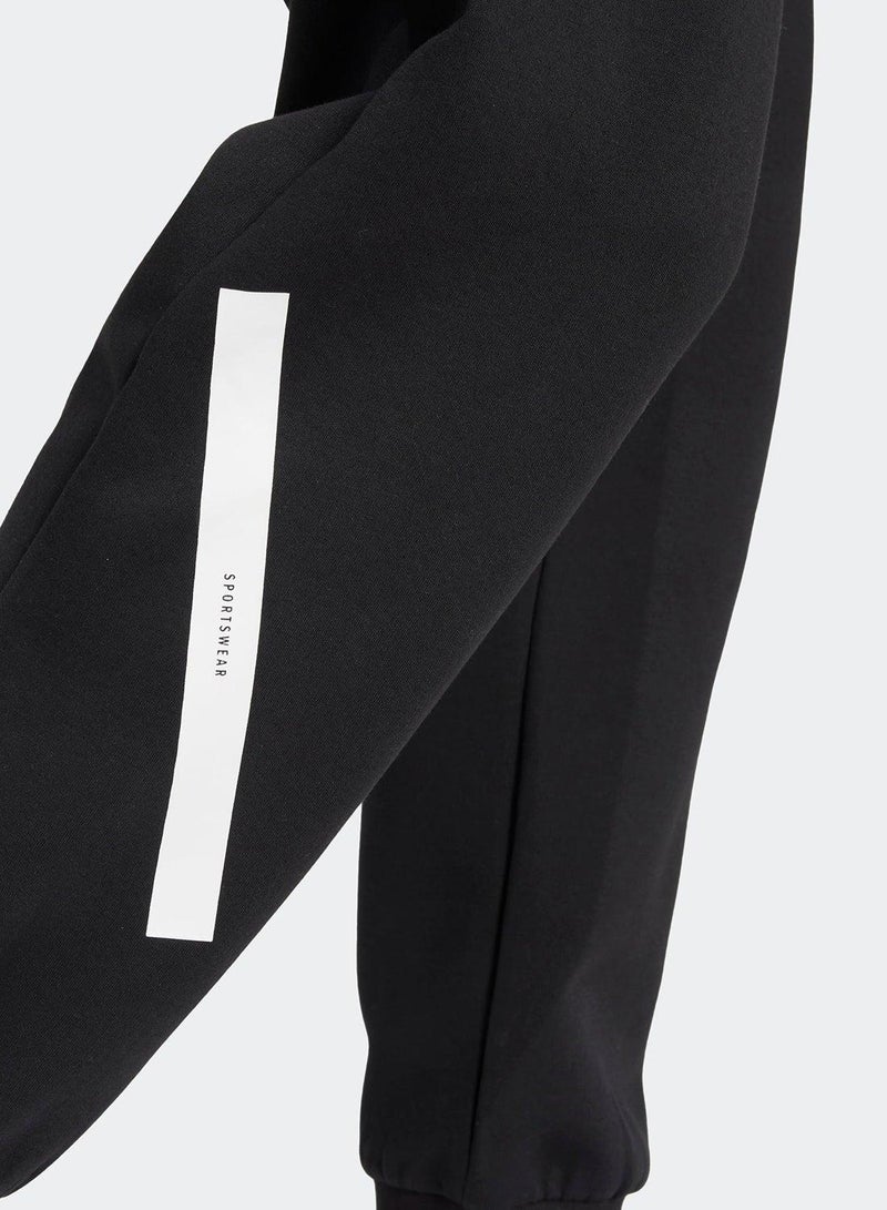 اديداس بنطلون تدريب أسود للنساء مقاس - Image 3