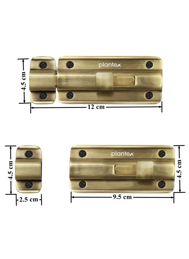 Plantex Premium Heavy Duty Door Stopper/Door Lock Latch for Home and Office Doors - Pack of 1 (Brass Antique) - pzsku/Z2E76DF9B13FAC17A9F6FZ/45/_/1740982866/3a2f43ad-4205-43a7-b164-06a26c9a7604