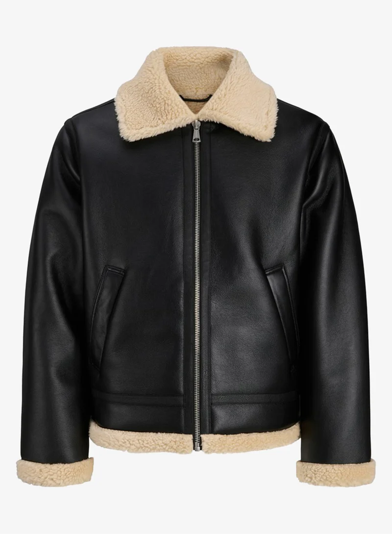 JACK & JONES  Casual Aviator Jacket for Men | Best Price UAE