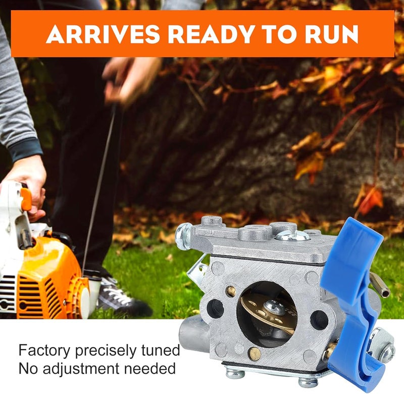 Hipa 590460102 125B Carburetor Kit for Husq 125B 125BVX 125BX Leaf Blower Model Parts Replace Zama C1Q-W37 545081811 Jonsered B2126 BV2126 Blower Carb with 545112101 125B Air Filter Fuel Line Kit - Image 4