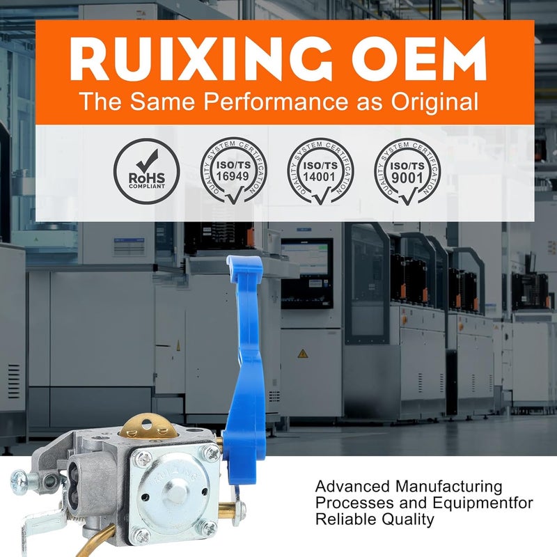 Hipa 590460102 125B Carburetor Kit for Husq 125B 125BVX 125BX Leaf Blower Model Parts Replace Zama C1Q-W37 545081811 Jonsered B2126 BV2126 Blower Carb with 545112101 125B Air Filter Fuel Line Kit - Image 5