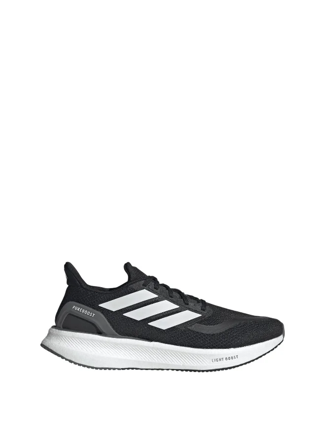 Adidas Adidas Pureboost 5 Black Running Shoes For Men 6.5