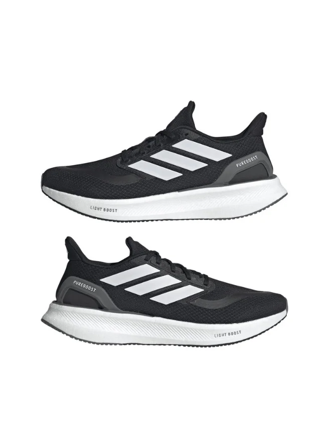 Adidas Pureboost 5 Black Running Shoes For Men 6.5