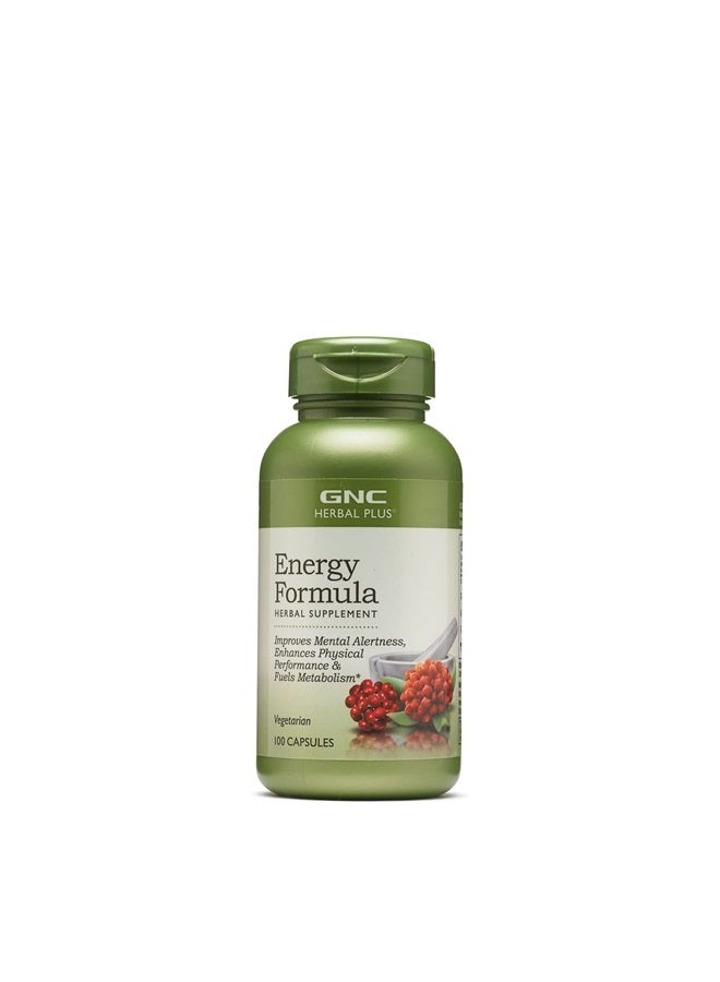 GNC Herbal Plus Energy Formula (100 Capsules) - Image 1