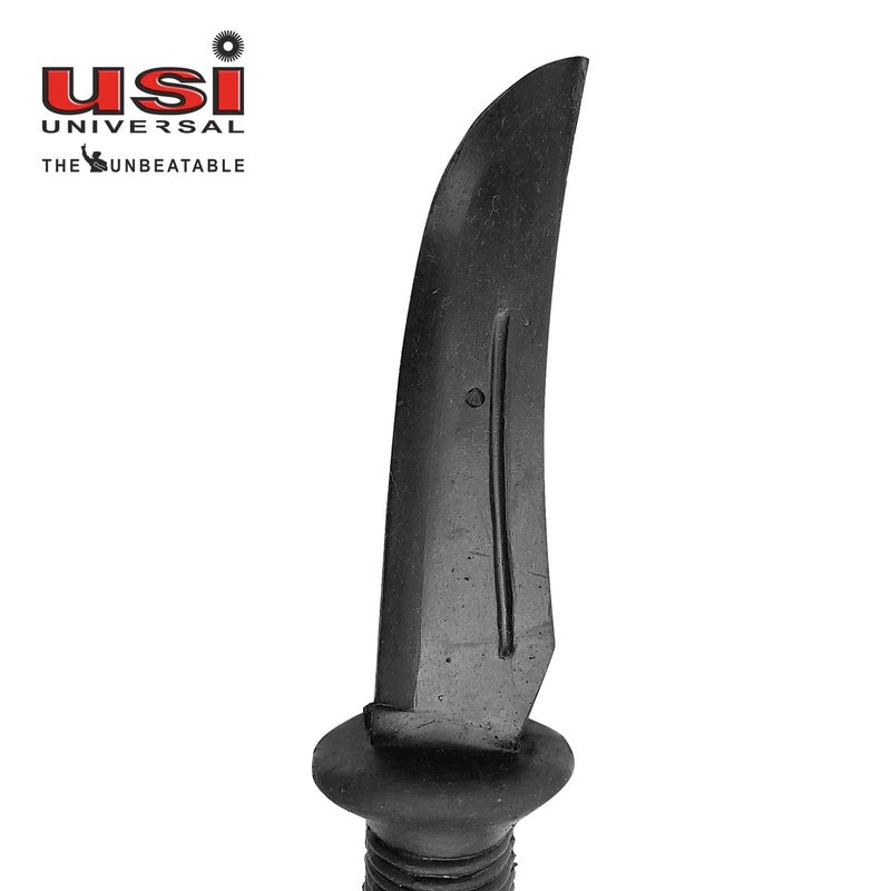 USI UNIVERSAL THE UNBEATABLE KN Training Rubber Knife For Martial Arts Training & Practice, Ideal For Training Against Real Knife Attacks (Black, Pack of 4Pcs) - Image 5