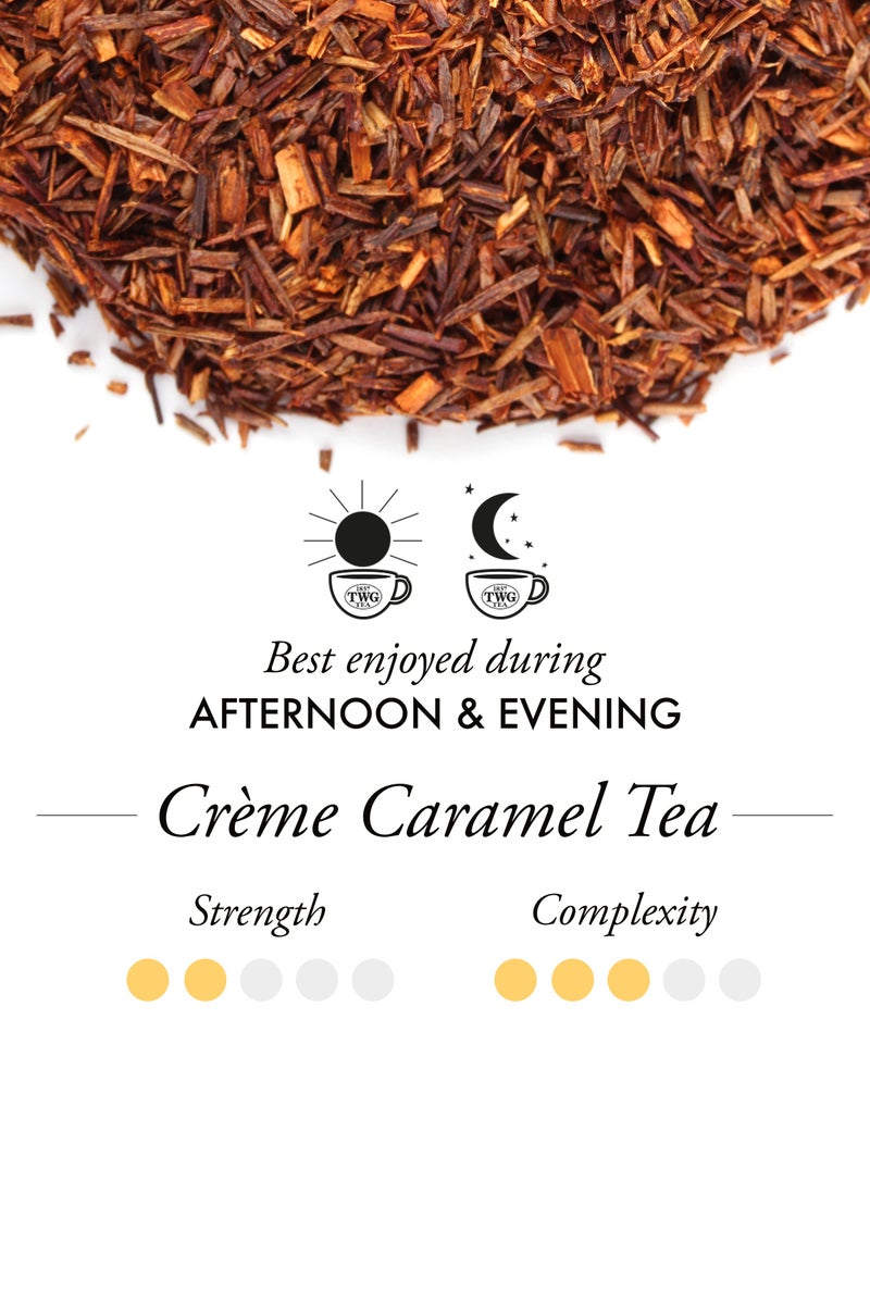 TWG Tea Crème Caramel Tea | Rooibos Tea | Caramel & Theine-Free | 15 Hand Sewn Cotton Teabags | Gift Set - Image 2