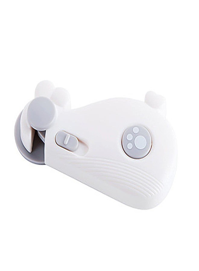 Mockery Child Safety Cupboard Lock Baby Child Lock For Gluing No Drilling Lock For Security Drawers Cupboards Refrigerator Gluing (White),1 Count - Image 1