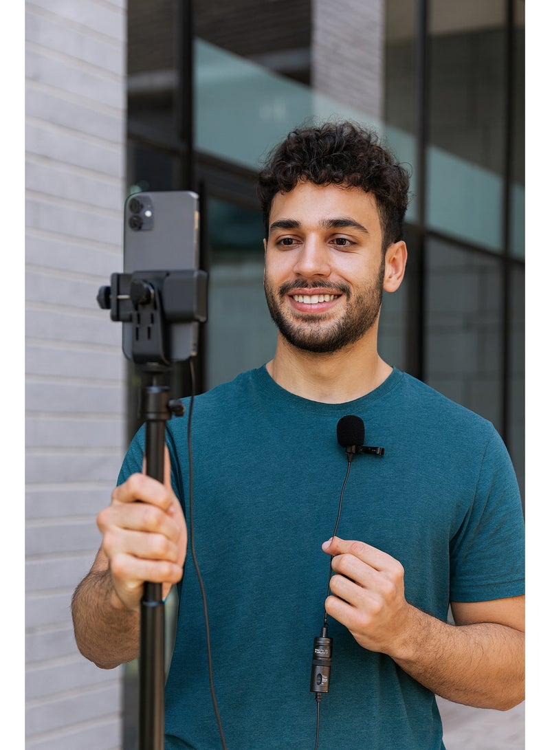 BOYA BOYA BY-M1DM Dual Omni-Directional Lavalier Microphone - Compatible with Phones, Cameras, and Computers - 4m Cable - Black - Image 4