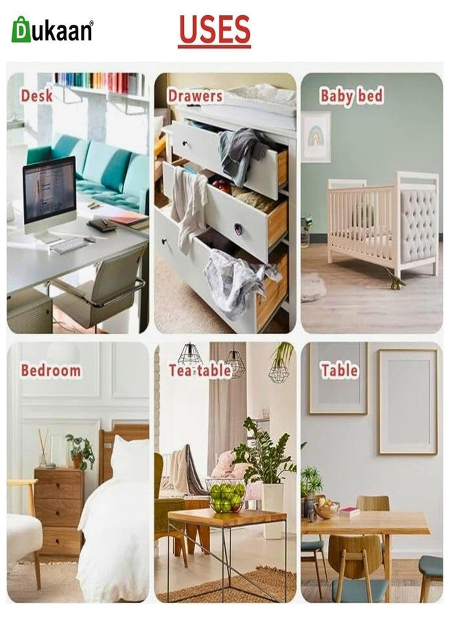 JAY EMPIRE Silicone Edge Protector Strip | Baby Proof Corner Safety for Sharp Edges | Adhesive Bumper Guard for Table, Furniture & Wall | Ideal for Home, Nursery & Office Use (1 Meter) - Image 5