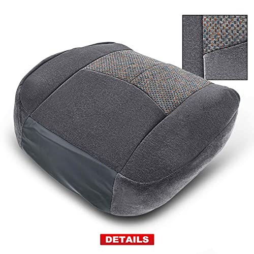 A-Premium Front Left Driver Side Car Seat Cover Compatible with Chevrolet Silverado 1500 2500 HD 3500 2003-2007 Silverado 1500 HD 2003-2006 - Image 5