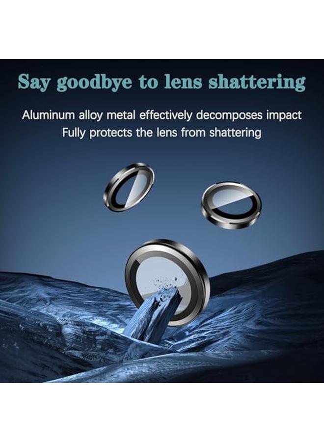 إيروريكس عبوة من 2 واقي عدسة الكاميرا متوافق مع سامسونج جالكسي S24 ألترا، غطاء عدسة من سبائك الألومنيوم، زجاج مقوى عالي الدقة مقاوم للخدش، تغطية كاملة، أسود لهاتف جالكسي S24 ألترا - Image 4