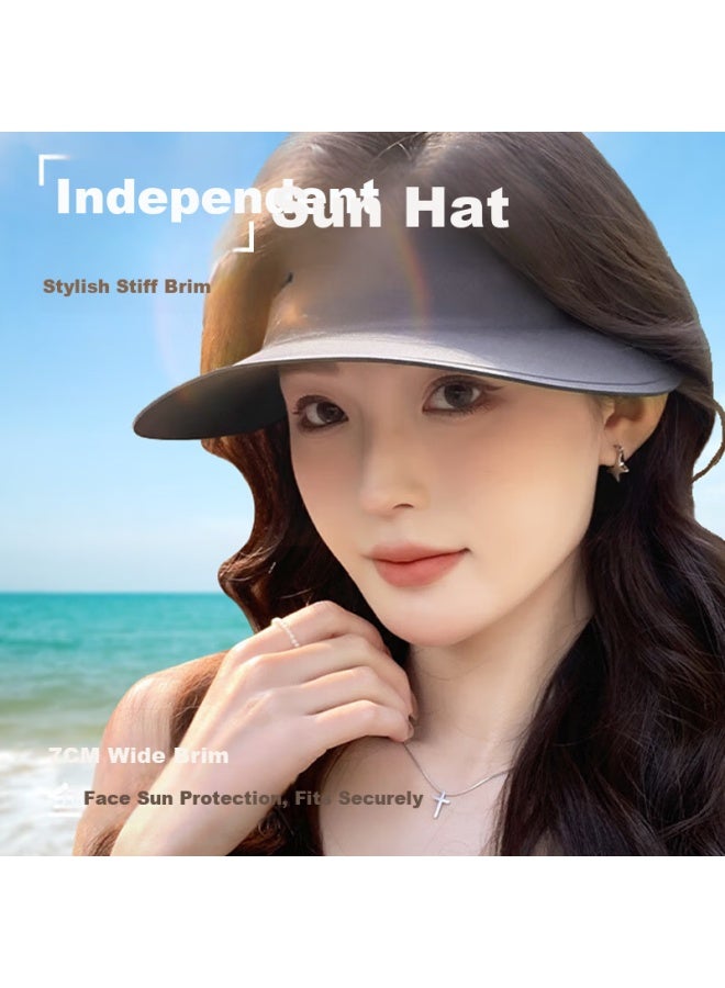 Ousen Sun Protection Face Mask Hat For Women Summer Ice Silk Face Bikini Detachable Riding Full Face Uv Protection Sunshade Mask New - Image 4