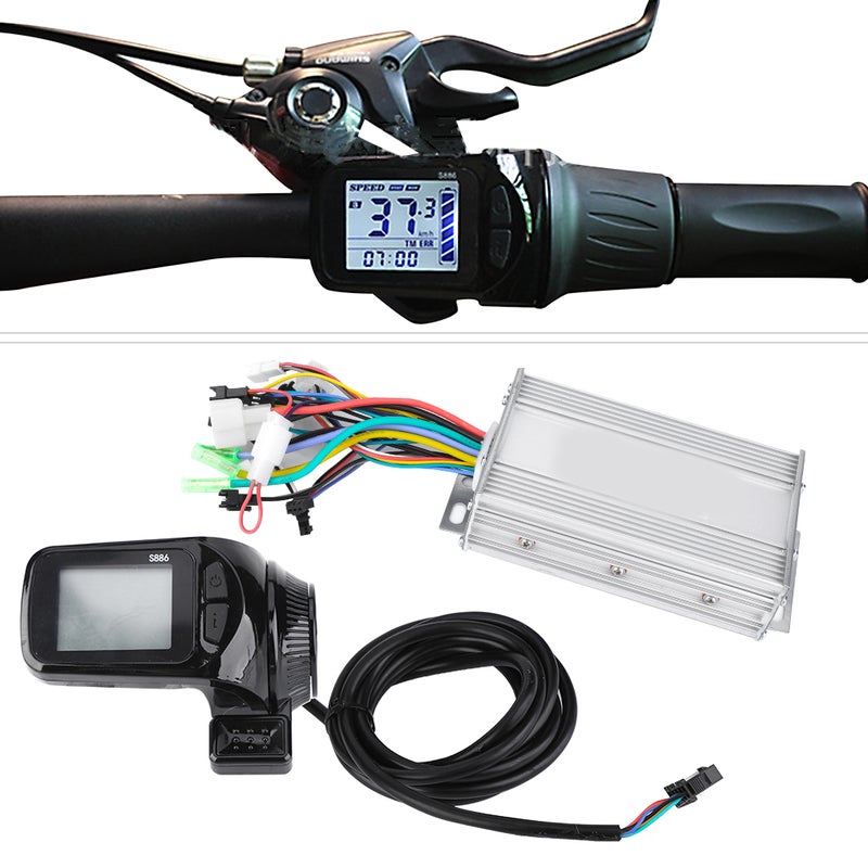 Waterproof LCD Display Panel Electric Bicycle E Bike Scooter Brushless Controller Kit(500W24V ) - Image 4
