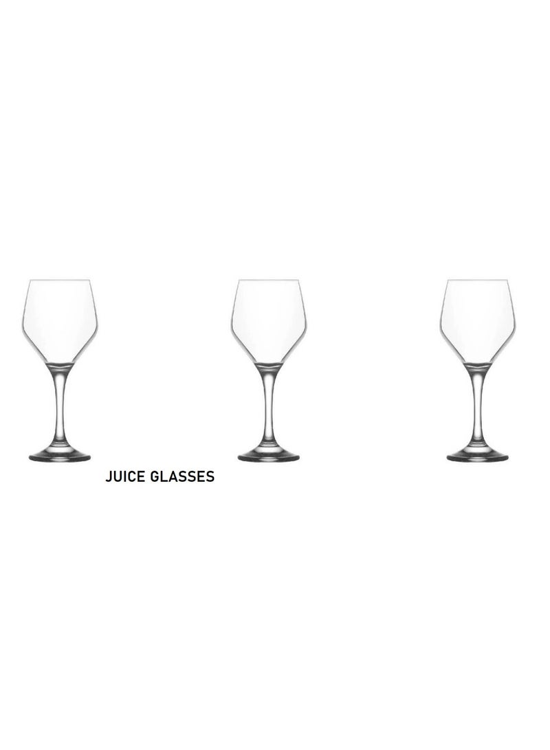LAV Ella Water Glasses Set 3 Pieces Pack 230 ML - Image 4