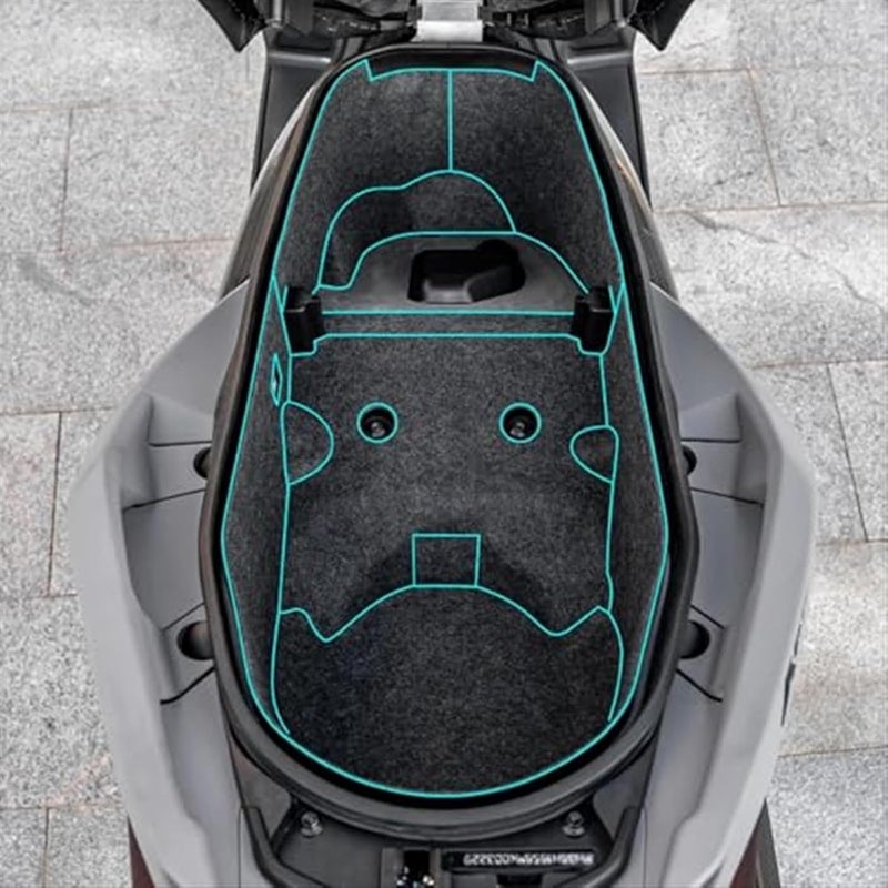 QASULER Motorcycle Rear Trunk Cargo Liner Protector - Image 2