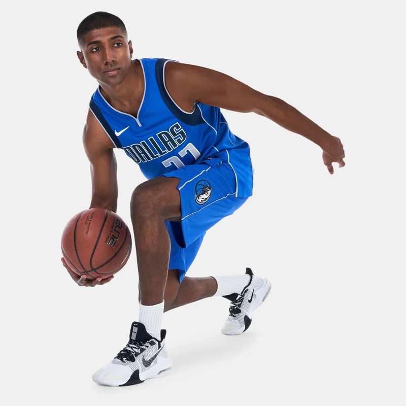 Nike Men's Dallas Mavericks Icon Edition NBA Swingman Shorts