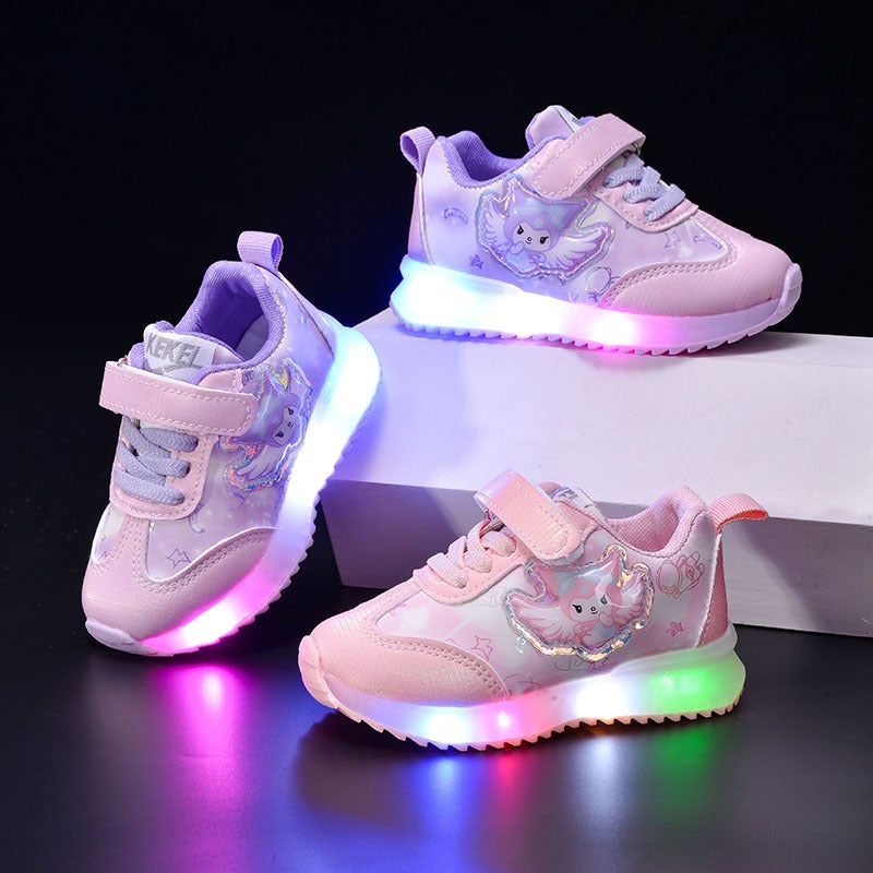 Mesh Sneakers Lightweight Flexible Sole Walking Shoes For Kids Indoor And Outdoor Activities - Image 2