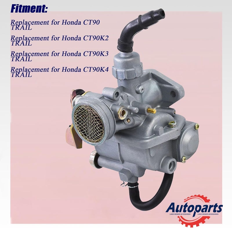 Auto Parts Autoparts Carburetor for Honda CT90 CT90K2 K3 K4 Trail Bike (1969-1979) - Image 3