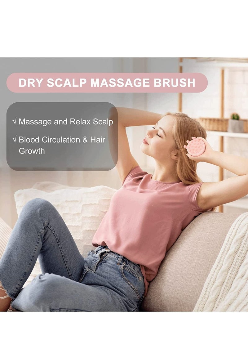 NIKITA.VIVI Hair Scalp Massager Shampoo Brush for Shower Scalp Scrubber with Soft Silicone Bristles for Hair Growth & Dandruff Treatment,Wet Dry Oil Hair Massager Hair Care Head Brush for All Hair Types  - Image 5